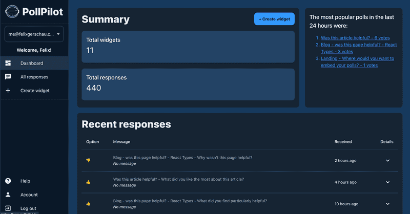 PollPilot frontend